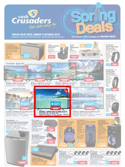 Cash Crusaders : Spring Deals (13 Sept - 6 Oct 2019), page 1