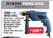 Dixon 750W Impact Drill HS1004