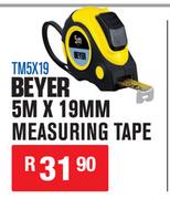 Beyer 5M X 19MM Measuring Tape TM5X19