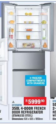 Dixon french door hot sale fridge