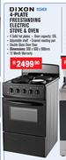Dixon 4 Plate Freestanding Electric Stove & Oven DC54EB