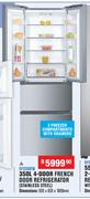 Dixon 350Ltr 4 Door French Door Refrigerator Stainless Steel DFD350FM