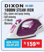 Dixon 1800W Steam Iron HG-5081