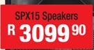 Dixon 15" DJ/PA Speakers (Pair) SPX15