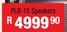 DXN Pro 15" DJ/PA Speakers (Pair) PLB-15