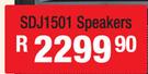 Dixon 15" DJ/PA Speakers (Pair) SDJ1501