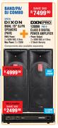 Dixon Dual 15" DJ/PA Speakers (Pair) SPX215