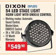 Dixon 54 LED Stage Light RGBW Light With DMX512 Control DNPL0015