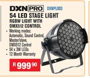 Dixon 54 LED Stage Light RGBW Light With DMX512 Control DXNPL003