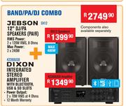 Dixon Integrated Stereo Amplifier With Bluetooth, USB & SD Slots K2260USB