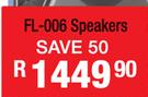 Dixon 10" Stereo Speakers (Pair) With LED Effects FL-006