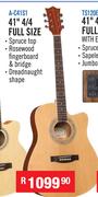 Sanchez Acoustic Guitars 41" 4/4 Full Size A-C41S1