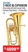 Sanchez Brass Instruments 3 Valve Bb Euphonium SEUE100G