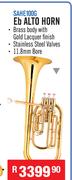 Sanchez Brass Instruments Eb Alto Horn SAHE100G