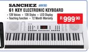 Sanchez 61 Key Electronic Keyboard ARK160