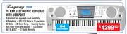Ringway 76 Key Electronic Keyboard With USB Port TB5200