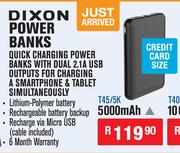 Dixon Power Bank 5000mAh T45/5K