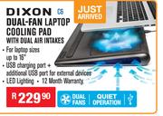 Dixon Gaming Dual Fan Laptop Cooling Pad With Dual Air Intakes C6