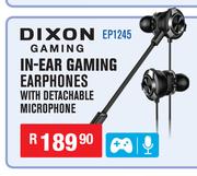 Dixon Gaming In Ear Gaming Earphones With Detachable Microphone EP1245