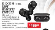 Dixon True Wireless Earbuds BT-558