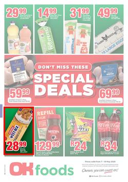 OK Foods Northern Cape, North West & Free State : Don't Miss These Special Deals (07 May - 18 May 2025), page 1