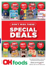 OK Foods Northern Cape, North West & Free State : Don't Miss These Special Deals (25 February - 08 March 2026)