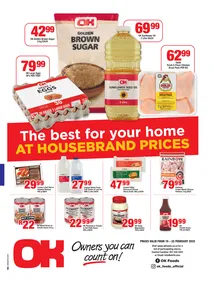 OK Foods Northern Cape, North West & Free State : The Best For Your Home (19 February - 23 February 2025)