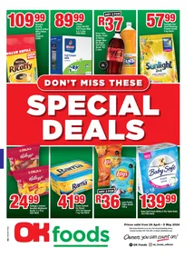OK Foods Northern Cape, North West, Free State : Special Deals (24 April - 05 May 2024)