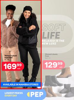 PEP Namibia : Soft Life (23 April - 21 May 2025), page 1