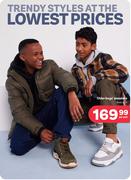 Older Boy's Sneakers Sizes 2-5-Per Pair