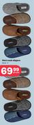 Men's Mule Slippers Sizes 6-11-Per Pair