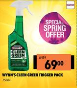 Wynn's Cleen Green Trigger Pack W459-750ml