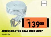 Autogear 4 Ton Load Lock Strap (50mm x 9m) LH90