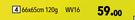 Autogear Reflective Warning Vests 66 x 65cm 120g WV16