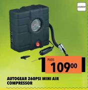 Autogear 260PSI Mini Air Compressor PU05