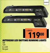 Autogear LED Daytime Running Lights L-08LED-Per Pair