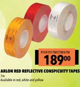 Arlon Red Reflective Conspicuity Tapes 7m R1041017M/27M/67M