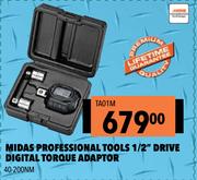 Midas Professional Tools 1/2" Drive Digital Torque Adaptor TA01M