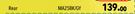 Autogear Rubber Mat Sets With Lip (2 Piece Set) Rear MA25BK/GY