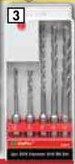 Ampro Drill Bit Sets SDS Hammer T50860