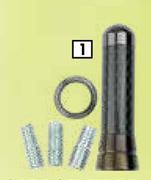 Midas Style Carbon Fibre Antennas 5cm AE01M