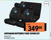 Autogear 6 Piece Butterfly Seat Cover Set LA60