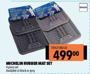 Michelin 4 Piece Rubber Mat Set TT8421BK/GR