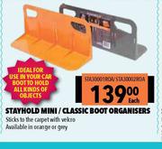 Autogear Stayhold Mini/ Classic Boot Organisers STA30001ROA/STA3002ROA-Each