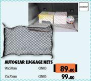 Autogear Luggage Nets 90 x 50cm CIN03