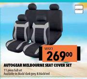 Autogear 11 Piece Melbourne Seat Cover Full Set SA92/3