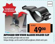 Autogear Sun Visor Glasses Holder Clip SGH01