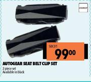 Autogear 2 Piece Seat Belt Clip Set SBC01