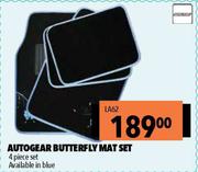 Autogear 4 Piece Butterfly Mat Set LA62