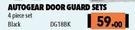 Autogear 4 Piece Door Guard Black Sets DG18BK